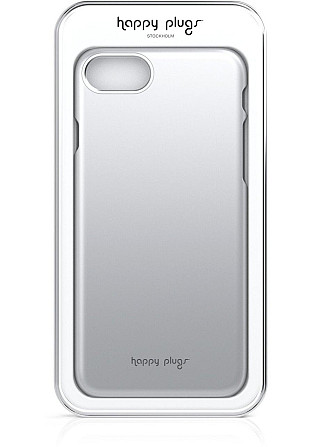 Чохол Happy Plugs Ultra Thin для iPhone 7, 8, SE, тонкий і стильний, із захистом від подряпин Айфон Сріблястий Київ - фото 1