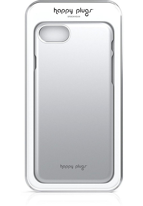 Чохол Happy Plugs Ultra Thin для iPhone 7, 8, SE, тонкий і стильний, із захистом від подряпин Айфон Сріблястий Київ - фото 1