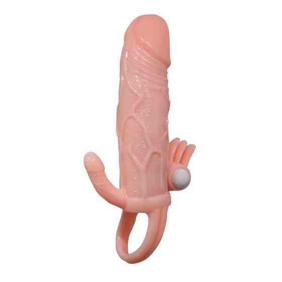 Насадка на член - Brave Man Vibrating Penis Sleeve Flesh Sex Aura Киев