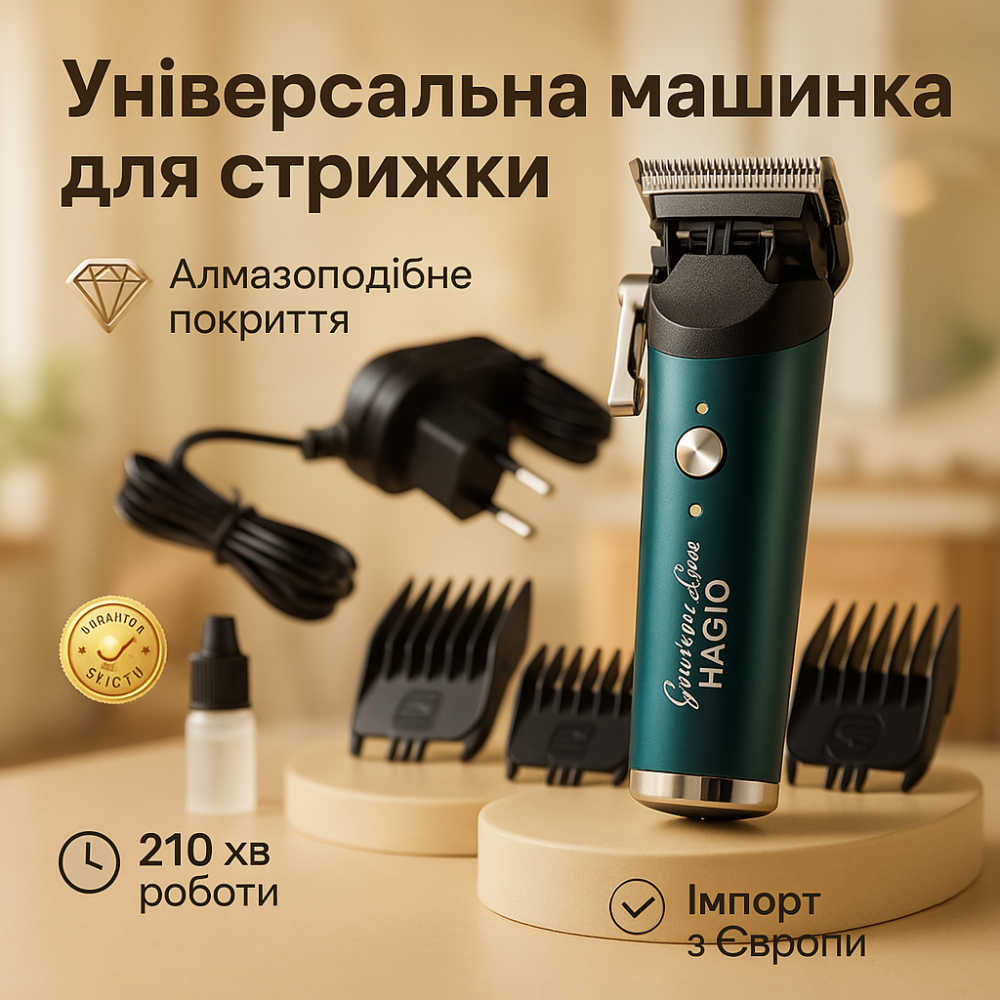 Машинка для стрижки посіченого волосся Magio МG-183, Машинка для стрижки акумуляторна з насадками NG-43 Львів - фото 20