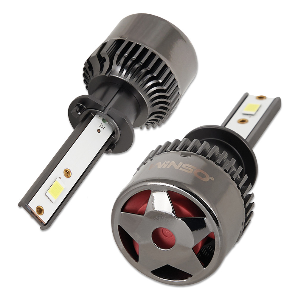 Автолампа Winso LED H1 12/24V 50Вт 5000Лм 6500K CSP3570 2шт Львов - изображение 5
