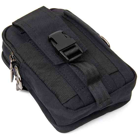 Сумка на пояс нейлон Vintage 20645 Чорна Київ