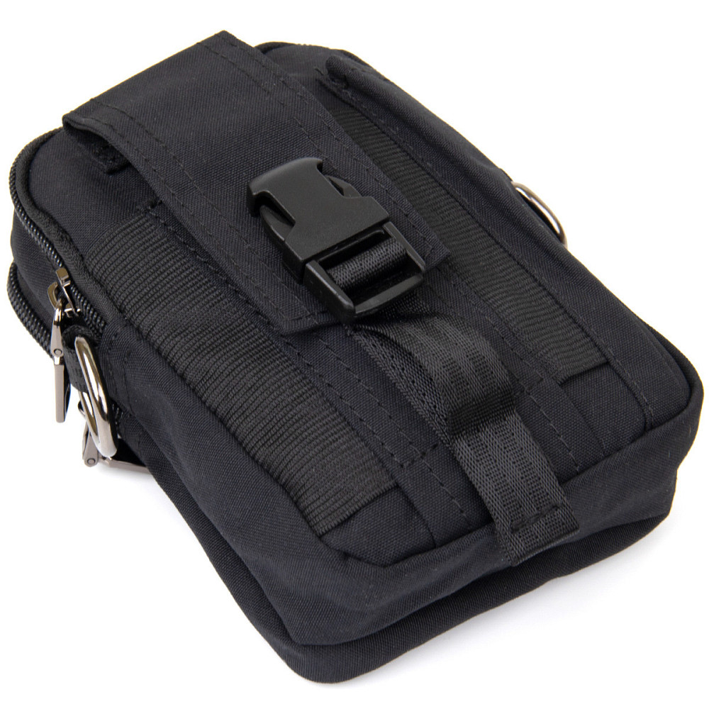 Сумка на пояс нейлон Vintage 20645 Чорна Київ - фото 6