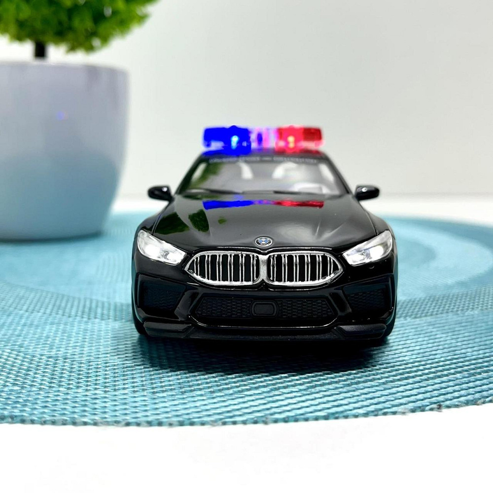 Машина Автосвіт BMW M8 інерційна відчиняються двері 16 см Чорна (AP-1958) Чернігів - фото 5