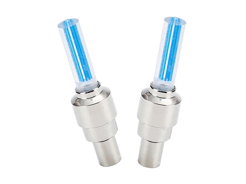 Светодиодные колпачки для колес велосипеда, авто на ниппель пара Feel Fit синие Бровары - изображение 1