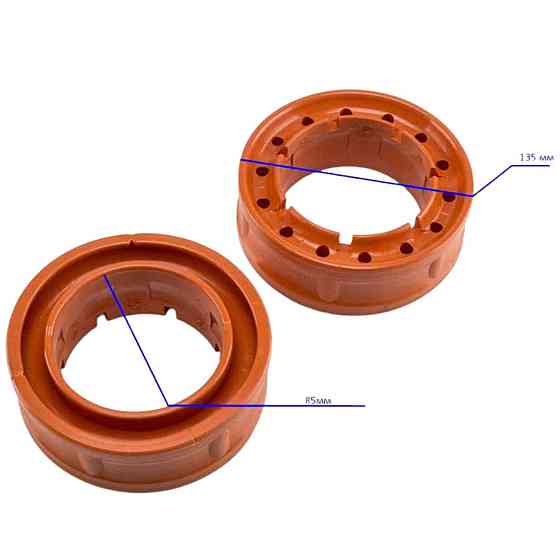 Подушка міжвіткова поліуретан Автобафер 45мм (пара) пружини Мукачево