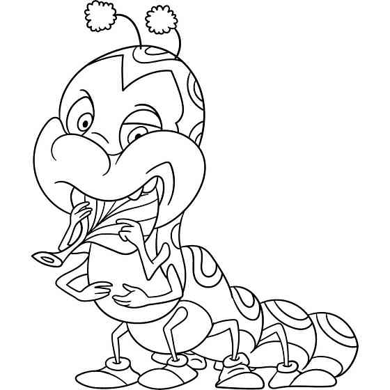 Розпис по полотну "Гусеничка" 15050-AC 25х30 см Вінниця