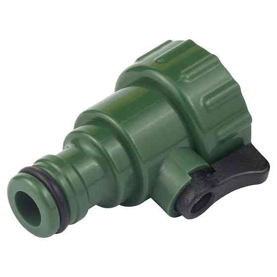 Кран запірний в/р 3⁄4" з адаптером на конектор 1⁄2" (ABS) GRAD (5016985) Київ