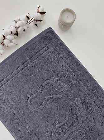 Махровий рушник Ideal Textile для ніг 50х70 килимок графіт 700 г/м2 (56860782) Чернівці