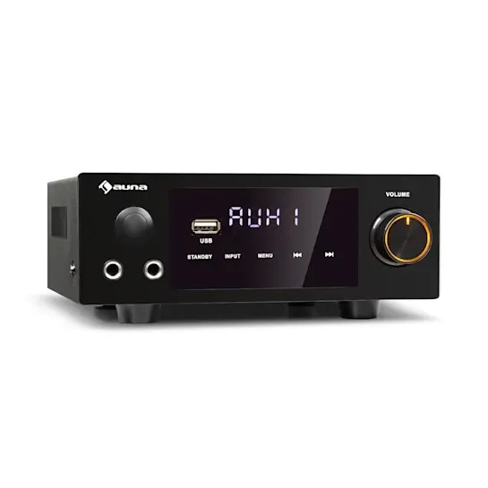 Усилитель звука Auna AMP-2 DG HiFi AUX Bluetooth из Германии Днепр