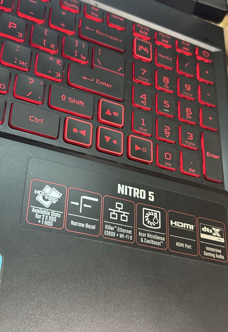 Игровой ноутбук Acer Nitro 5 IPS i5 10th GTX1650 Киев - изображение 1