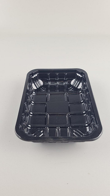 Пищевые упаковки полипропиленовая на М-3 (187х137х36) черный полимерный (50 шт) Харьков - изображение 2