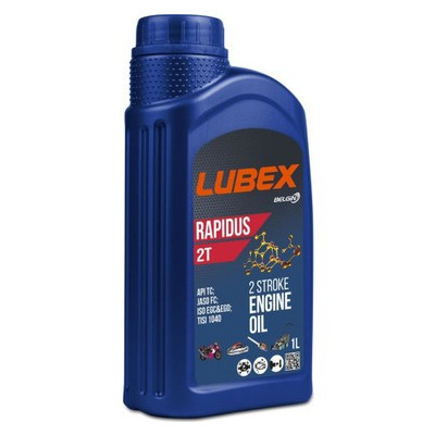 Моторна олива LUBEX RAPIDUS 2T 1л Вінниця - фото 1