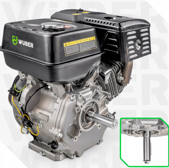 Двигун внутрішнього згоряння 420см³ 15к.с. ВАЛ 25,4мм Wuber W41006 (Польща) Київ