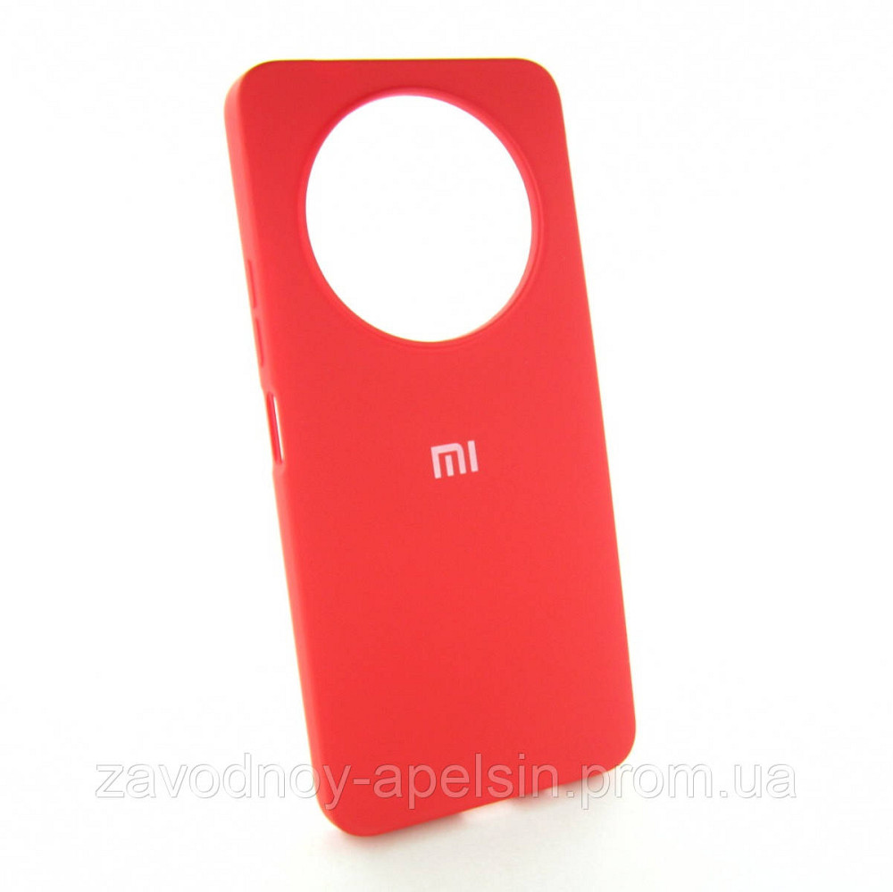 Xiaomi Redmi A3 Чохол силіконовий Мікрофібра (червоний) Одеса - фото 1