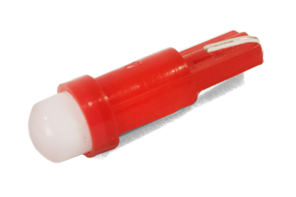 Світлодіодна лампа AllLight T5 COB (W1,2W) W2x4,6d панель приладів, кнопка RED 12V Харьков - изображение 1