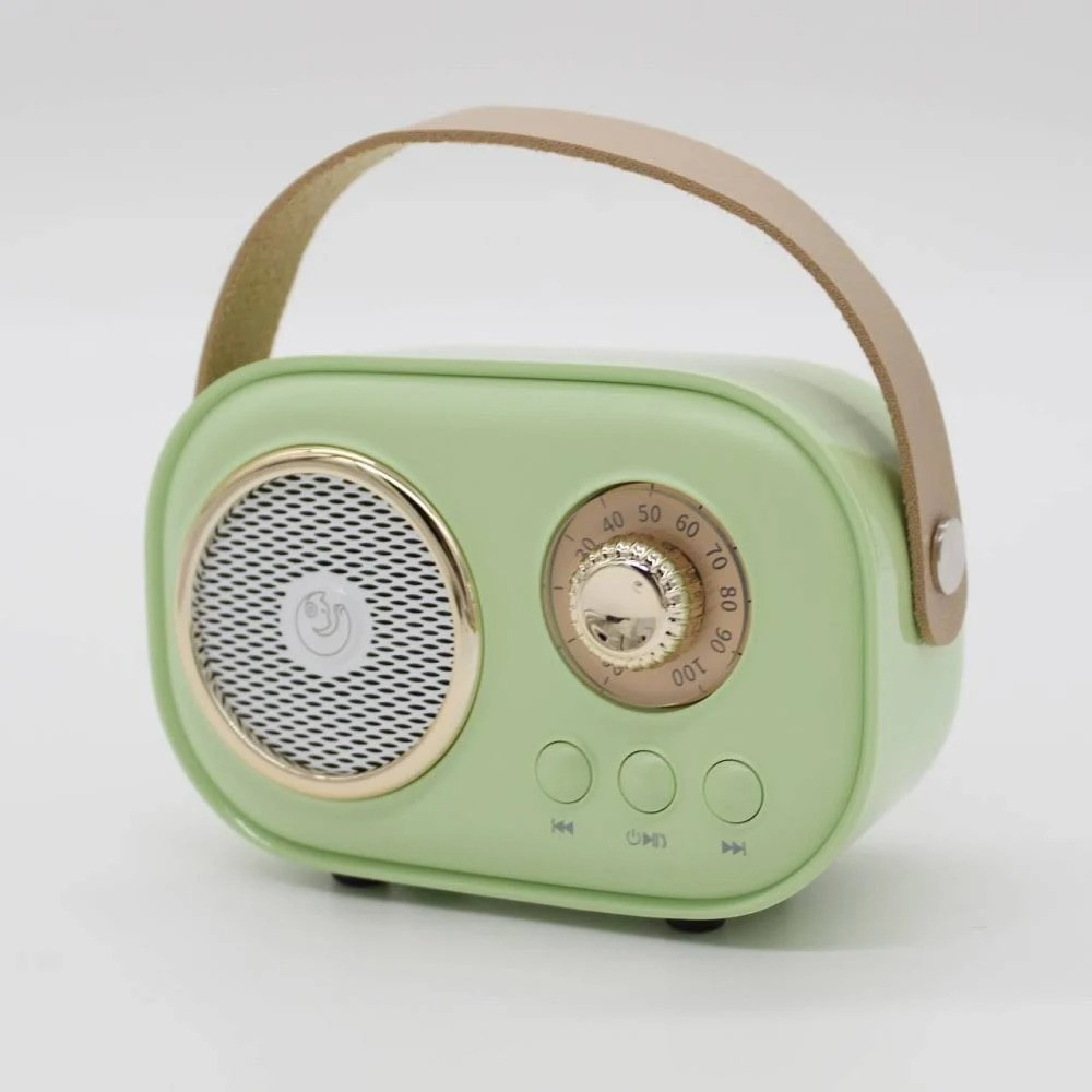 Колонка для караоке з мікрофоном на акумуляторі, Зелений / Блютуз колонка з мікрофоном / Караоке колонка Київ - фото 3