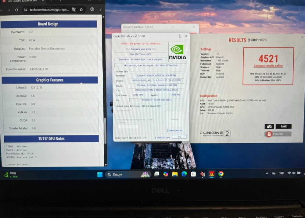 Ноутбук (Діл) Dell Precision 5540 Екран: 15.6" IPS 60 Гц 1920x1080 FullHD Київ - фото 5