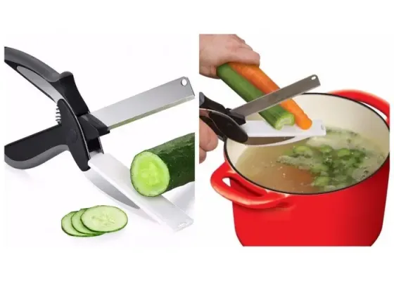 Умный нож ножницы 2 в 1 Clever Smart Cutter Коломия