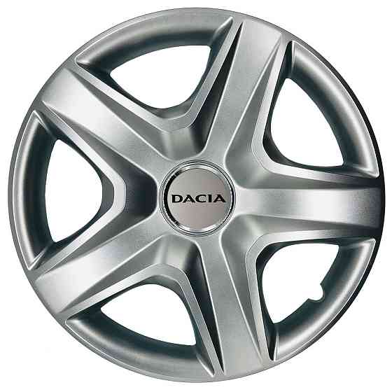 Автомобільні модельні ковпаки R15 Dacia 340 4шт, SJS, сріблясті Київ