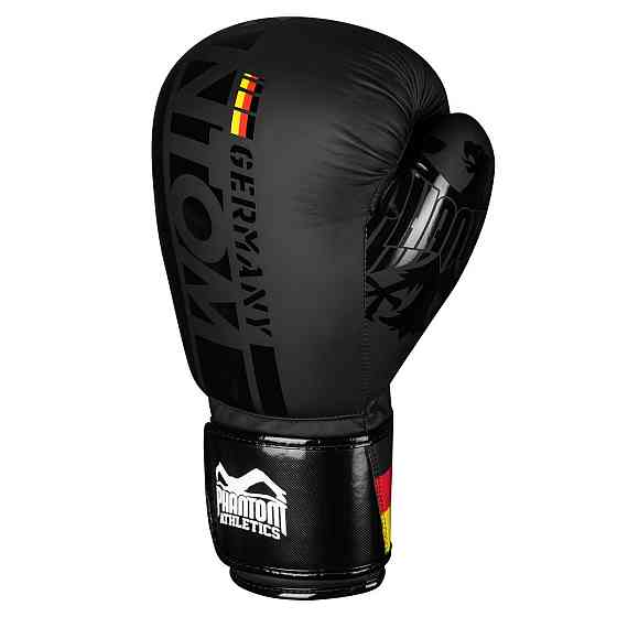 Боксерські рукавиці Phantom Germany Black 12 унцій (Бинти 4м. в подарунок) Каменское