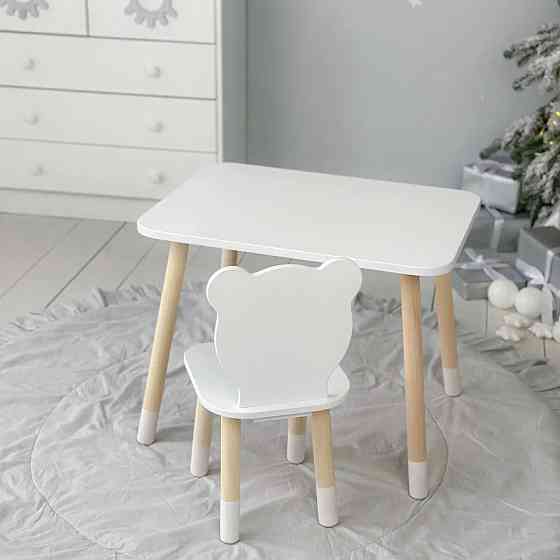 Детский комплект мебели столик и стульчик для рисования, столик из дерева для малыша для обучения и творчества Киев