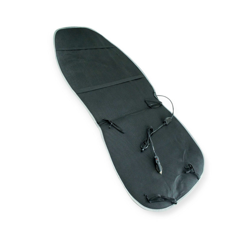 Накидка підігрівом сидіння + спинка висока сіра 12в, 48вт, перемикання. 3 режими, 117х47см dk з Мукачево - фото 1