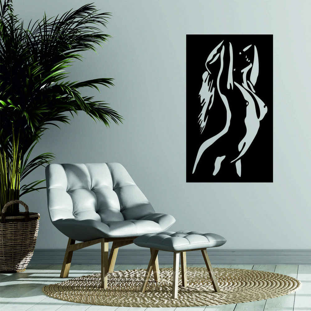 Декоративне настінне Панно «Силует жінки», Декор на стіну Київ - фото 4