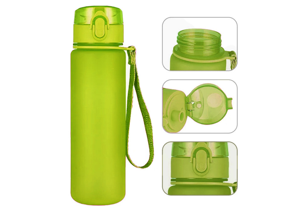 Пляшка для води EasyFit AquaFlow 800 мл (зелена) Коломыя - изображение 2