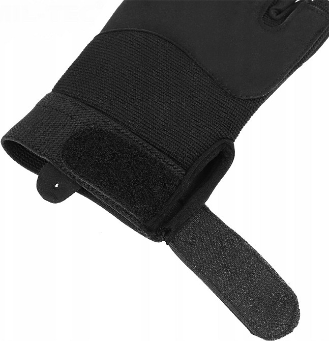 Тактичні Рукавички всесезонні без пальців з липучкою Mil-Tec від Sturm "Black" (12538502) Розмір L Нововолинськ - фото 9