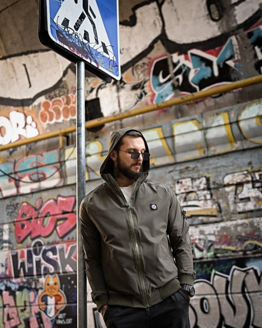 Городская Ветровка Stone island карман oliva 4 люкс ДЛ7037 Одесса - изображение 7