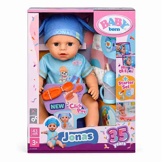 Лялька Baby Born серії Click and Play – Джонас Днепр