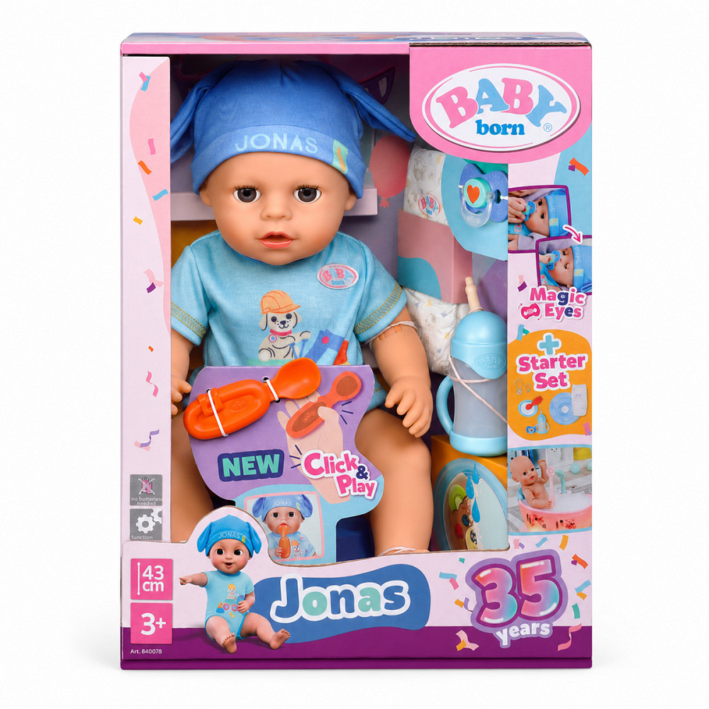 Лялька Baby Born серії Click and Play – Джонас Днепр - изображение 1