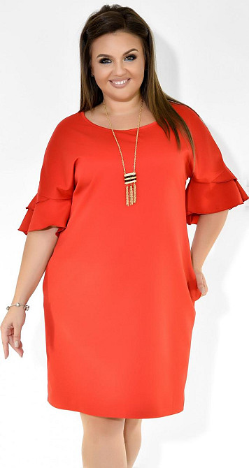 Красивое свободное платье большого размера (42) Киев - изображение 5