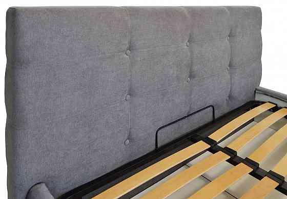 Кровать Двуспальная Manchester Comfort 160 х 200 см Мисти Grey С подъемным механизмом и нишей для белья Серый Киев