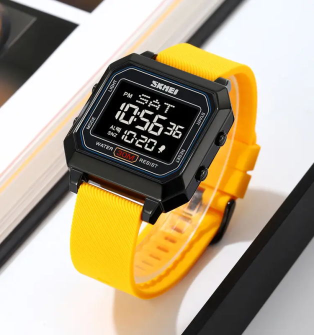 Годинник чоловічий спортивний наручний Skmei 2150 Жовтий Київ - фото 6