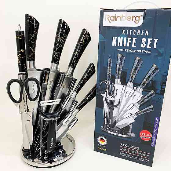 Хороші ножі для кухарів, Набір ножів зі стильним дизайном, Сталеві кухонні ножі, Відмінний набір ножів HG-53 Івано-Франківськ