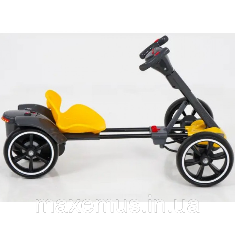 Электрокарт детский Spoko SP V 1 7 (6V, 4.5Ah) с пультом управления карт электрический детский EVA-колеса желтый Мостиска - изображение 13