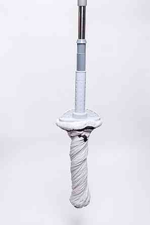 Швабра з класичною круглою насадкою для вологого прибирання підлоги, підходить для плитки, ламінату HP-35015-15 Коломия