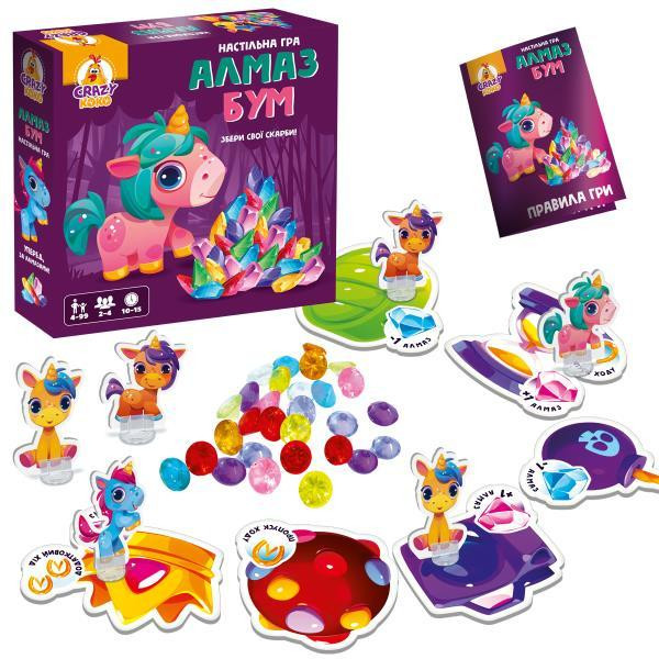 Настольная игра Vladi Toys Алмазный бум единорожки (VT8055-31) Харьков - изображение 2