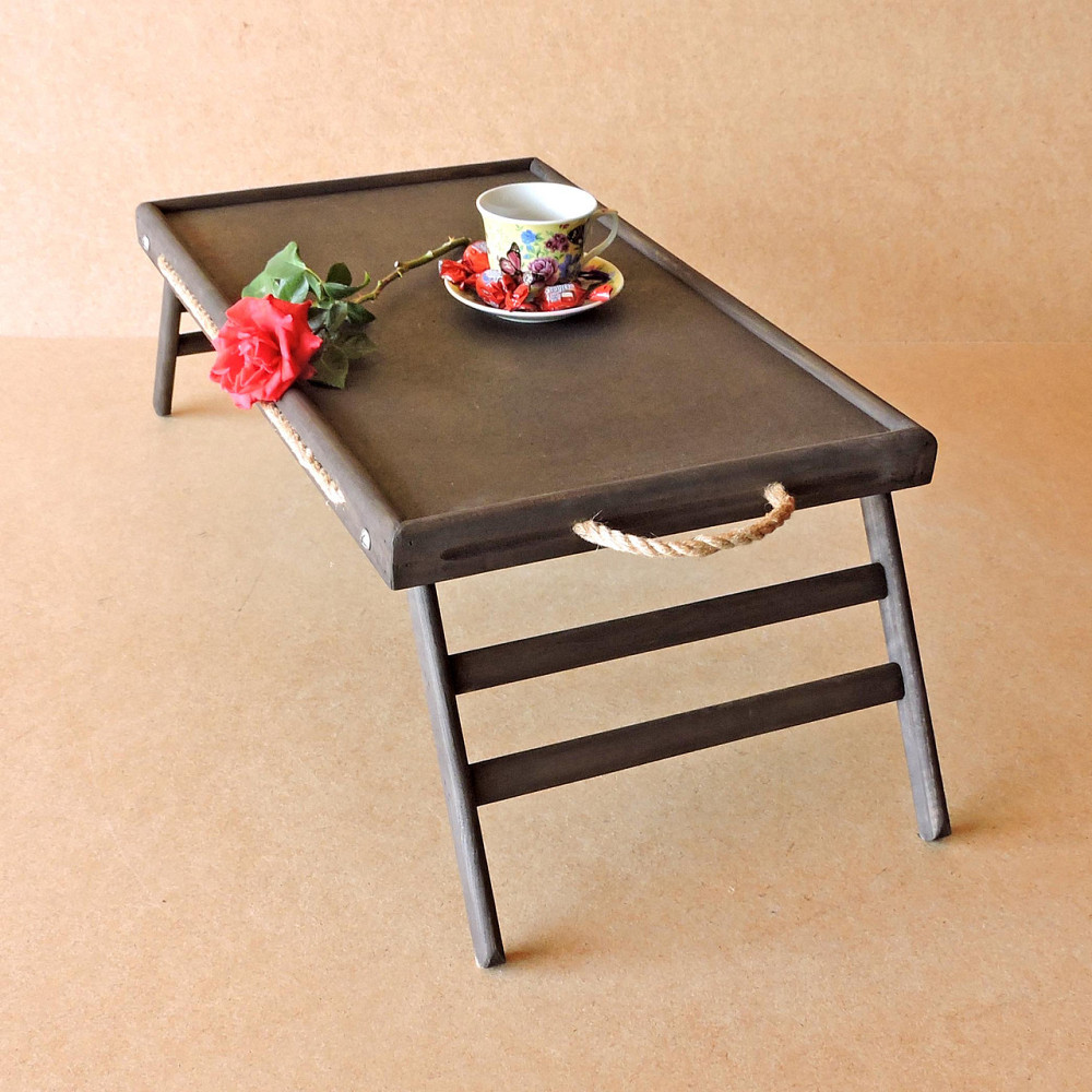 Столик-піднос для сніданку "Техас Екостиль" венге Миколаїв - фото 3