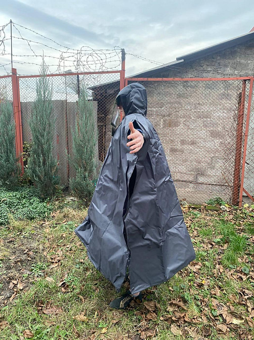 Антитепловізор, плащ від тепловізора, захист від тепловізора, анти-тепловізор темно-сірий Днепр - изображение 6