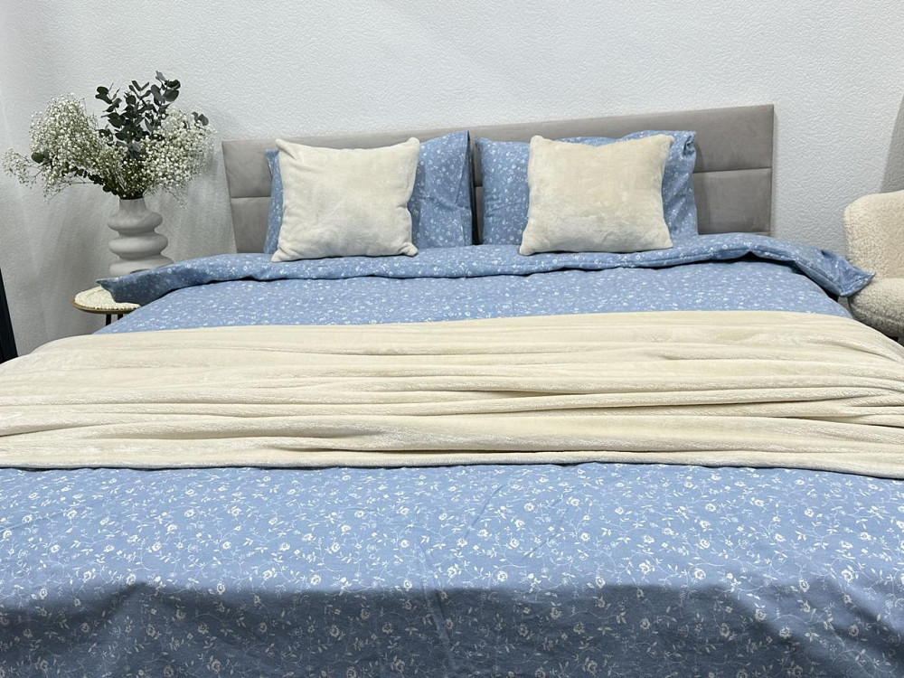 Ecotton Комплект постільної білизни Ecotton двоспальний Сімейний 150х215 см блакитний (250958) Коломыя - изображение 2