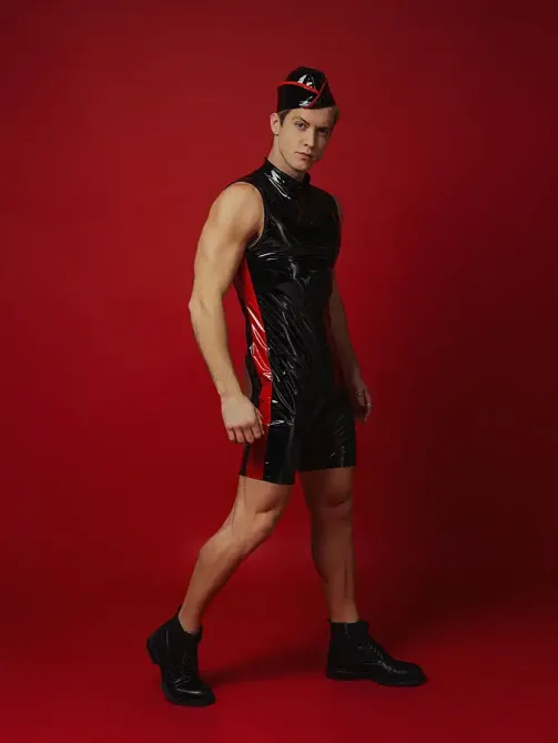 Комбідрес чоловічий (лак) з лампасам D&A L Львів - фото 2