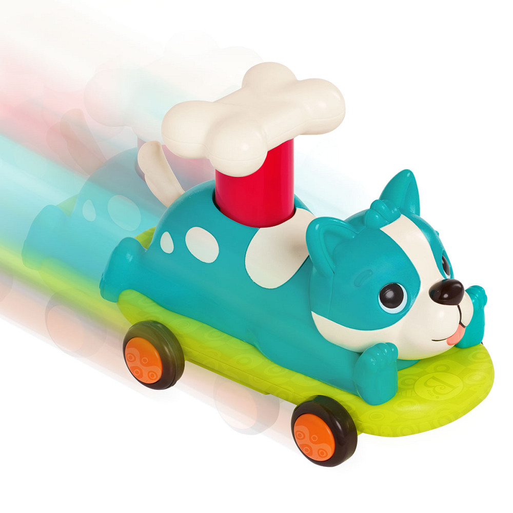 Машинка інерційна серії Лапкомобілі - Песик, колір бірюза Дніпро - фото 5