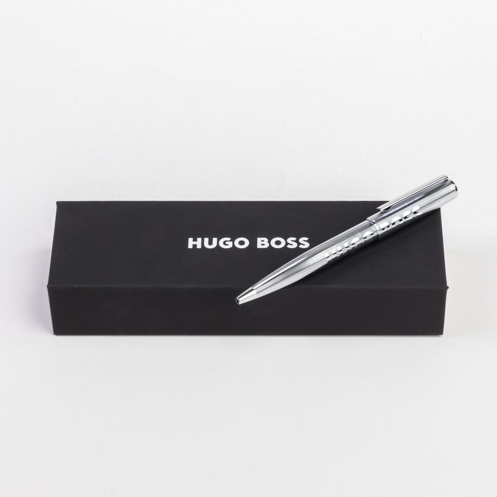 Шариковая ручка Hugo Boss Label Chrome (Синий цвет) Киев - изображение 12