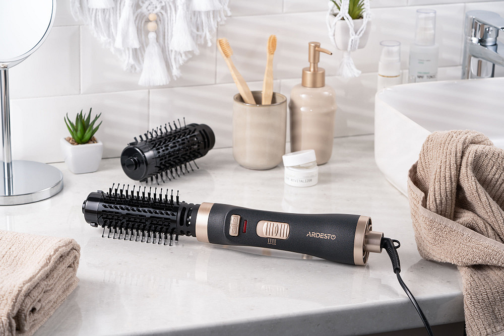Фен-щітка ARDESTO Gemini, 1000Вт, 2 режими, чорний Київ - фото 4