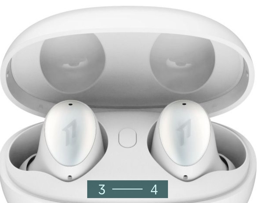 Наушники I MORE ColorBuds 2 TWS ( ES602) Frost White. Харьков - изображение 4