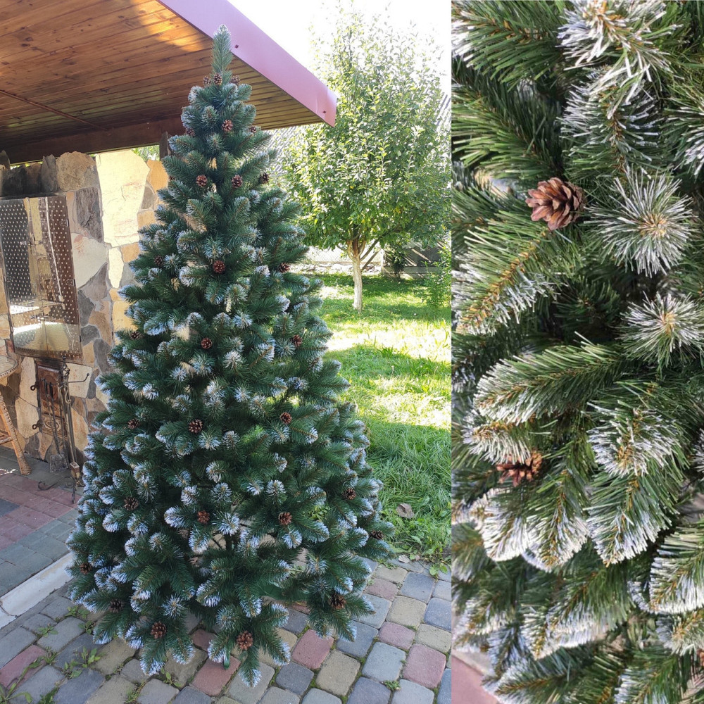 Елка искусственная новогодняя «Элитная» с шишками 1.5 / 1.8 / 2 / 2.5 м Киев - изображение 8
