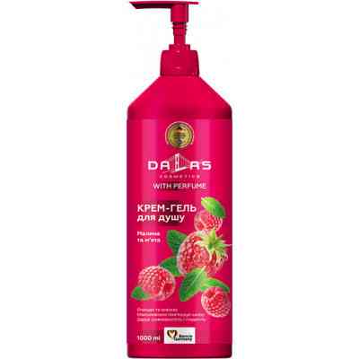 Гель для душа Dalas Малина и мята 1000 г (4260637722645) Винница